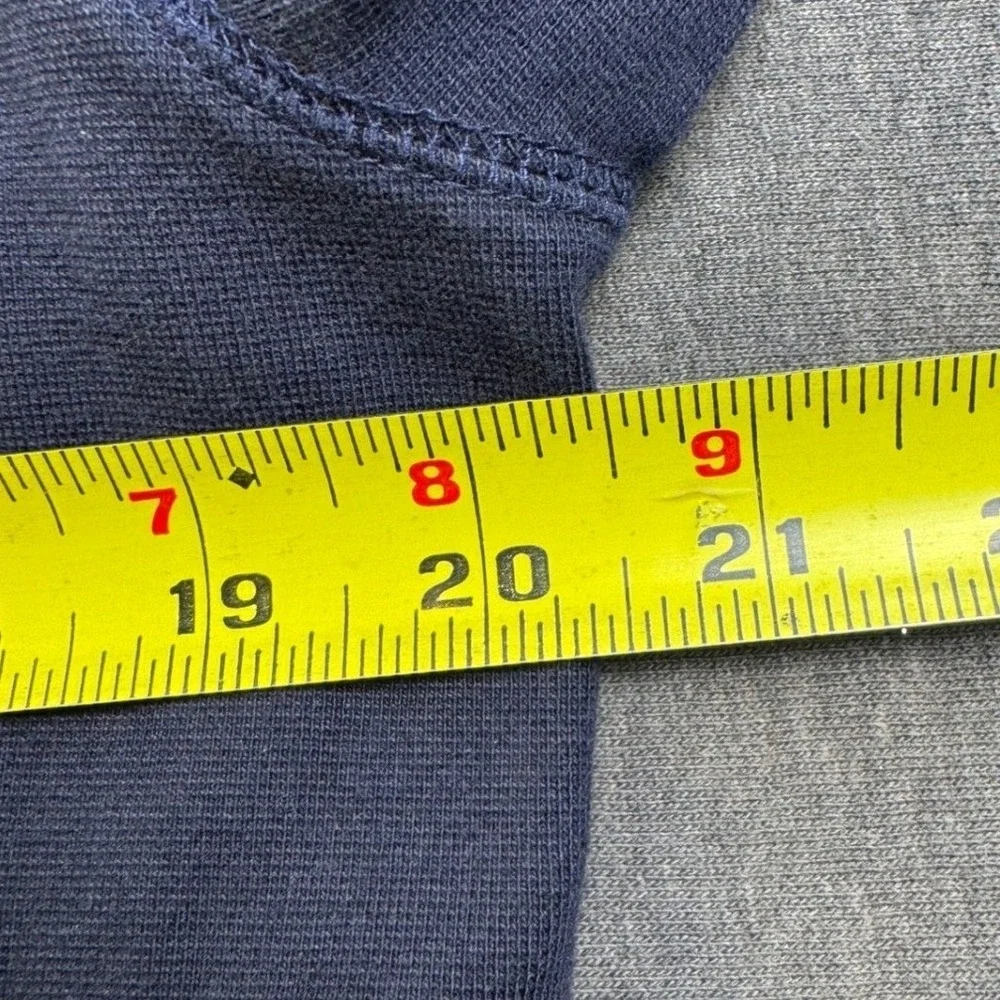 Banana Republic Mens Navy Blue Quarter Zip Long Sleeve Pullover Shirt‎